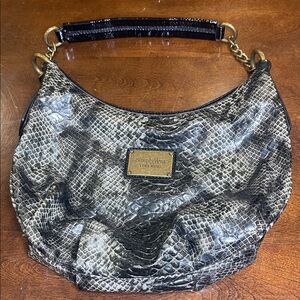Simply Vera Vera Wang Black and Gray Hobo Bag